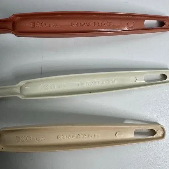 Vintage EKCO Set of 3, Ladles and Slotted Spoon Utensil Set - 11" Nylon USA - Picture 9 of 10